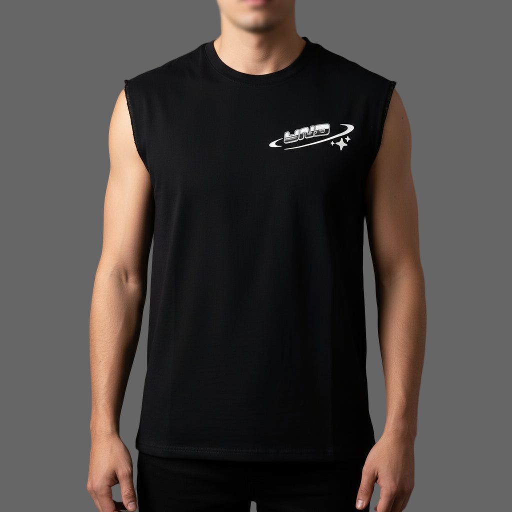 YND Black Sleeveless Tee