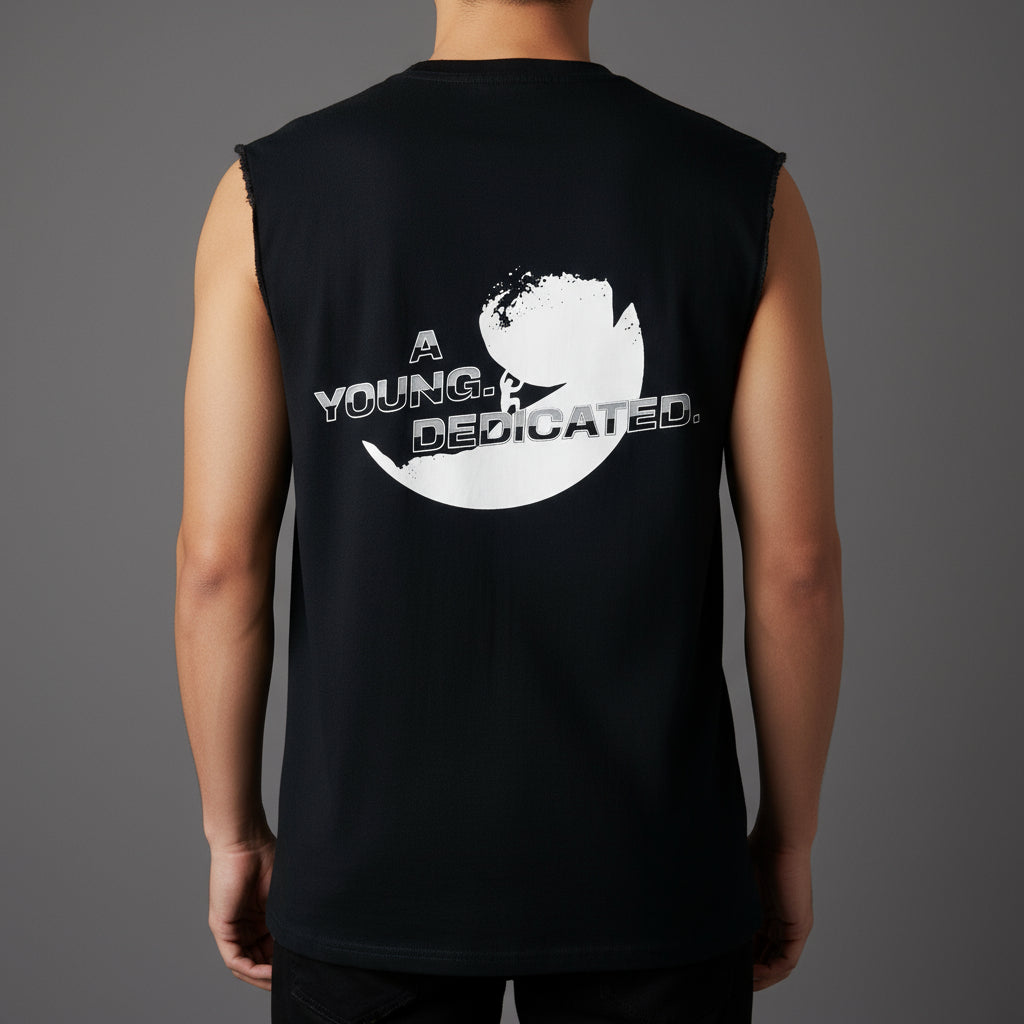 YND Black Sleeveless Tee