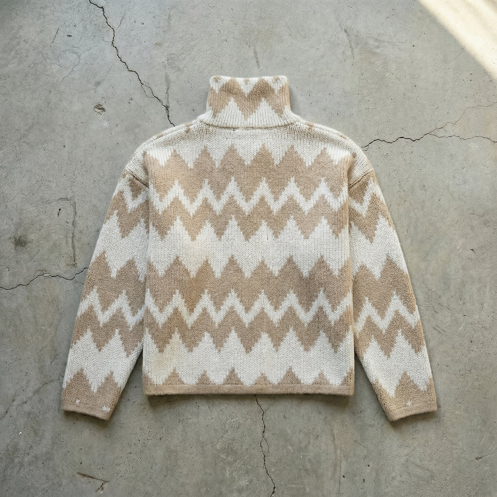 Modest Culture Knit Quater Zip Sweater