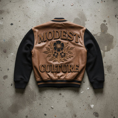 Modest culture Leather Jacket
