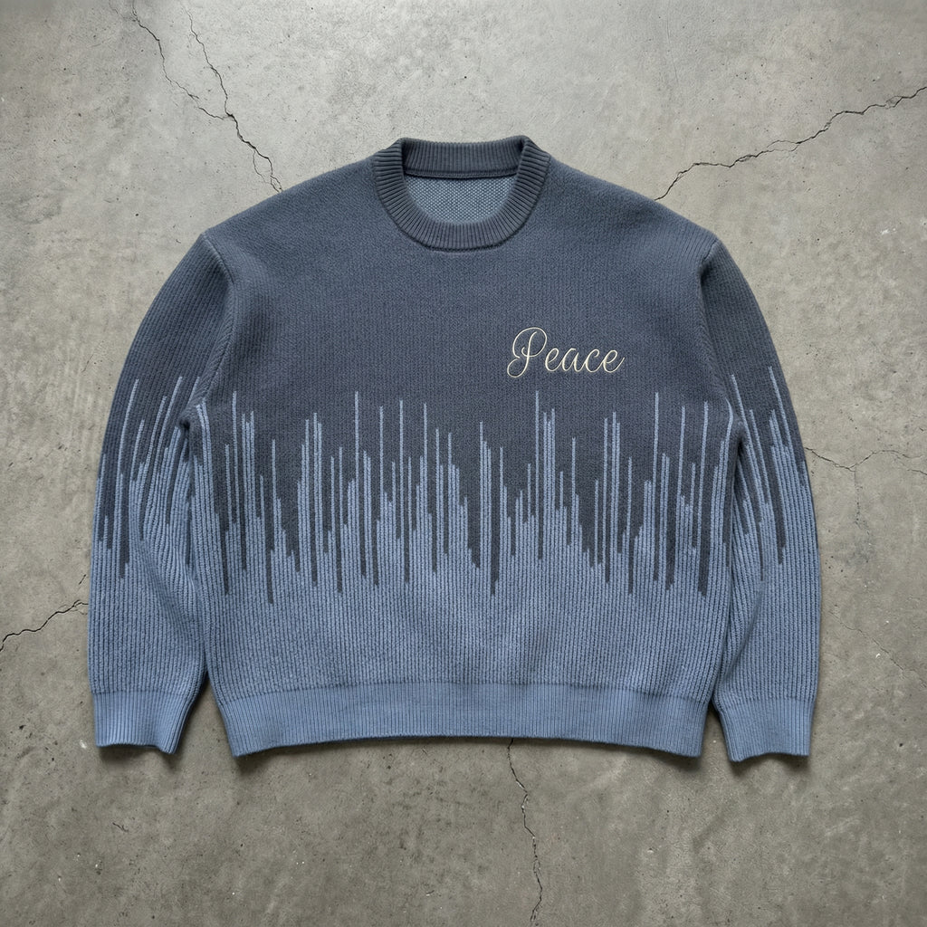 Peace Relaxed Knit Sweater