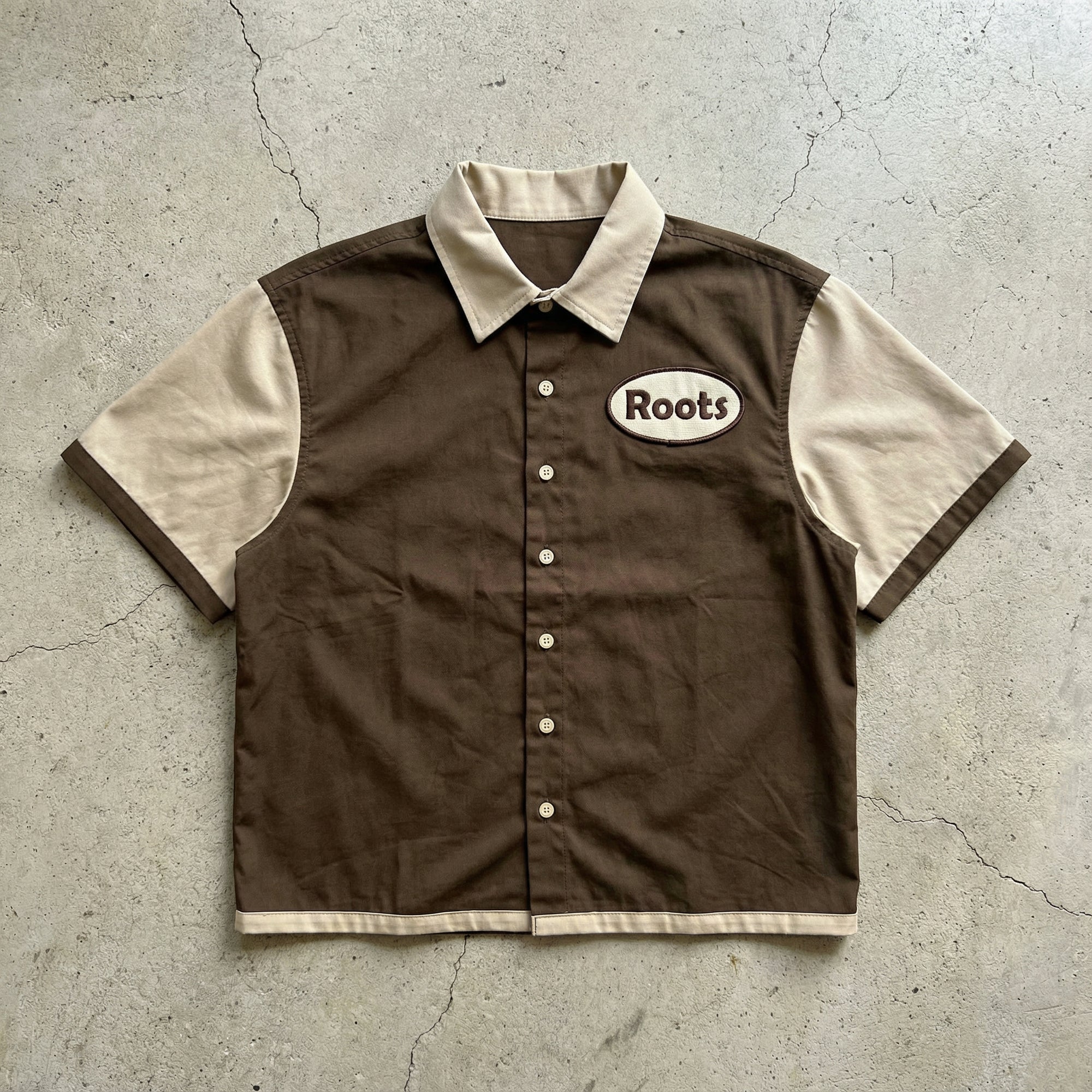 Roots Short-Sleeve Button Up T-shirt