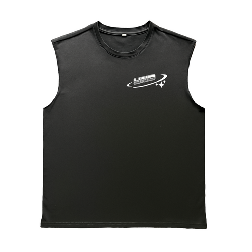 Black YND Sleeveless Tee