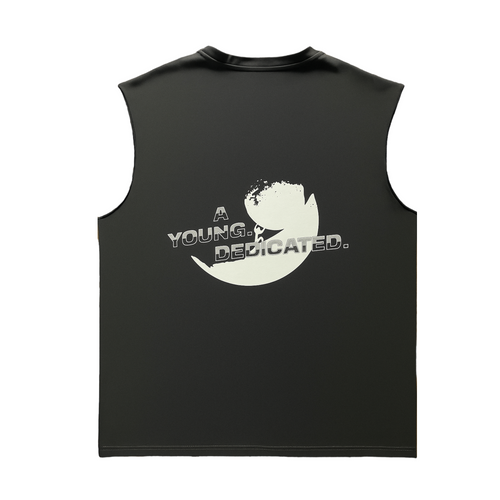 Black YND Sleeveless Tee