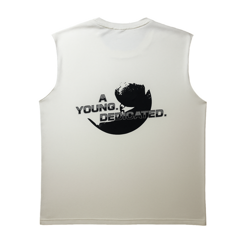 White YND Sleeveless Tee